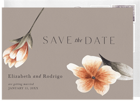 'Floating Flowers' Wedding Save the Date