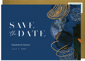 'Watercolor Bliss' Wedding Save the Date