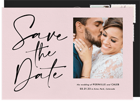'At Last' Wedding Save the Date