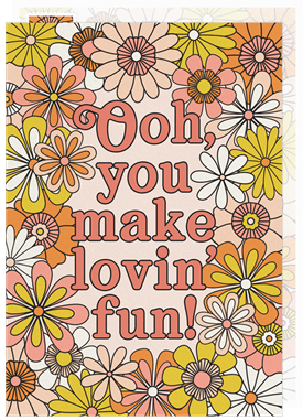 'Fun Love' Valentine's Day Card