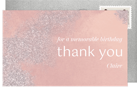 'Steam' Adult Birthday Thank You Note