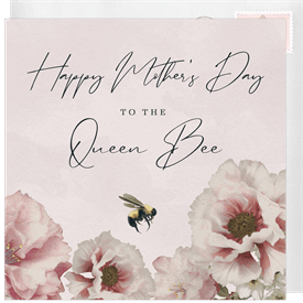 'Queen Bee' Mother's Day Card