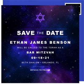 'Galaxy Quest' Bar Mitzvah Save the Date