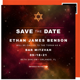 'Galaxy Quest' Bar Mitzvah Save the Date