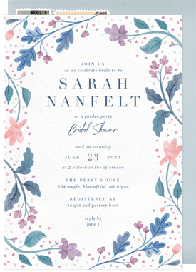 'Arboreal' Bridal Shower Invitation