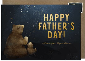 'Papa Bear' Father's Day Card