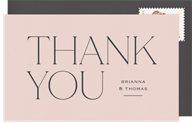'Requisite' Wedding Thank You Note