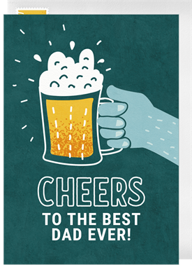 'Beer Cheers' Father's Day Card