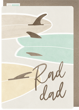 'Rad Dad' Father's Day Card