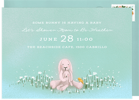 'Some Bunny' Baby Shower Invitation
