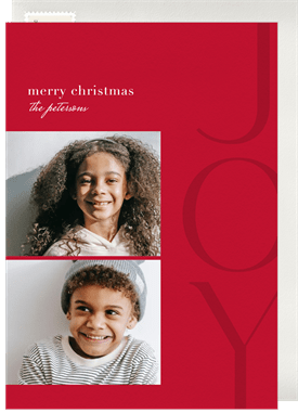 'Subtle Joy' Christmas Greetings Card