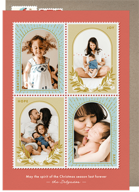 'Forever Stamps' Christmas Greetings Card