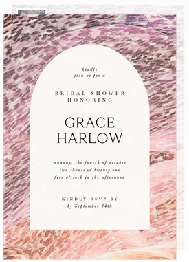 'Impressionist Arch' Bridal Shower Invitation