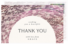'Impressionist Arch' Bridal Shower Thank You Note