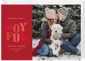 'Joyful Spirit' Holiday Greetings Card