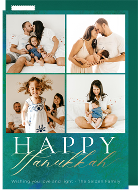 'Elegant Hanukkah' Hanukkah Card