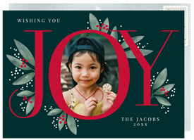 'Joy Botanical' Christmas Greetings Card