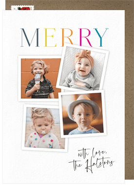 'Merry Photos' Holiday Greetings Card