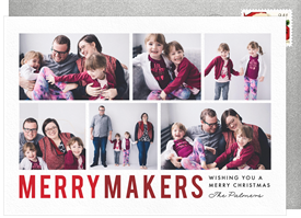 'Merry Makers' Christmas Greetings Card