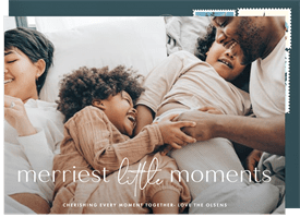 'Merriest Little Moments' Christmas Greetings Card