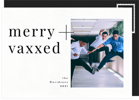 'Merry And' Holiday Greetings Card