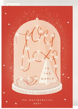 'Holiday Cloche' Holiday Greetings Card