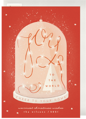 'Holiday Cloche' Christmas Greetings Card