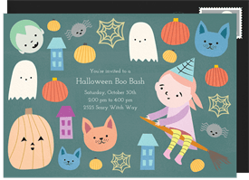 'Halloween Boo Bash' Halloween Invitation