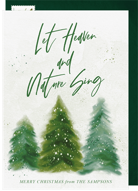 'Nature Sing' Christmas Greetings Card