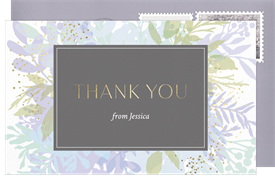 'Soft Bridal Bouquet' Bridal Shower Thank You Note