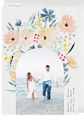 'Spring Wildflowers' Wedding Save the Date