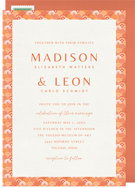 'Intricate Art Deco' Wedding Invitation