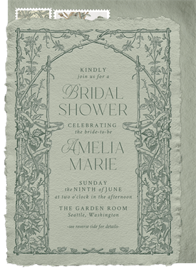 'Romantic Wonderland' Bridal Shower Invitation