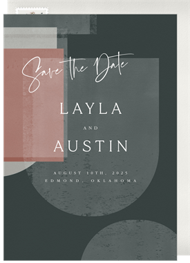 'Soft Textures' Wedding Save the Date