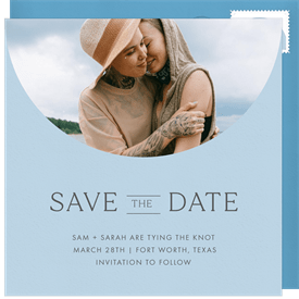 'Arched Windows' Wedding Save the Date
