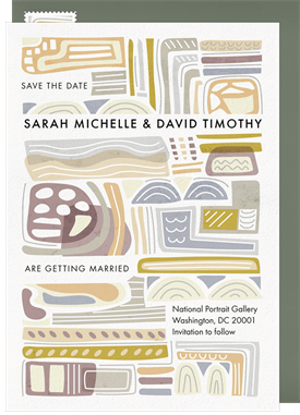 'Unconventional' Wedding Save the Date