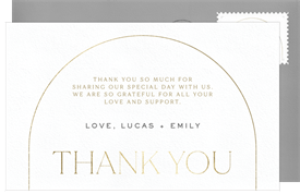 'Delicate Arch' Wedding Thank You Note