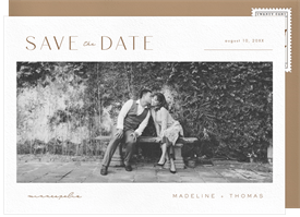 'Four Corners' Wedding Save the Date