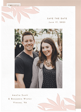 'Dreamy Letterpress' Wedding Save the Date