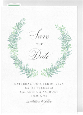 'Fancy Frame' Wedding Save the Date