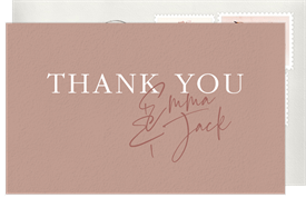 'Our Wedding' Wedding Thank You Note