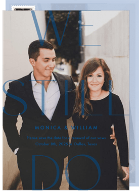 'Stacked Still Do' Vow Renewal Save the Date