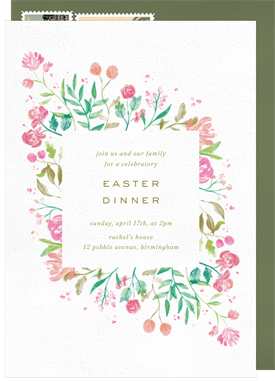'Cascading' Easter Invitation