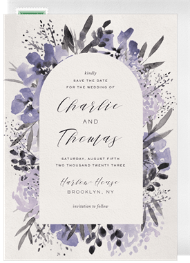 'Spring Bouquet' Wedding Save the Date