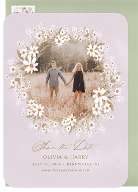 'Spring Magic' Wedding Save the Date