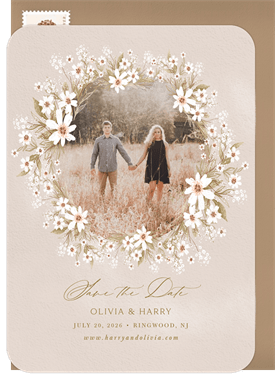 'Spring Magic' Wedding Save the Date