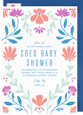 'Agave' Baby Shower Invitation