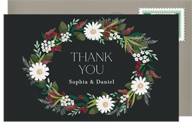 'Spring Flowers' Wedding Thank You Note