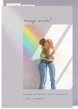 'Love and Light' Pride Card