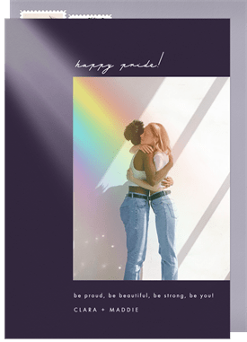 'Love and Light' Pride Card